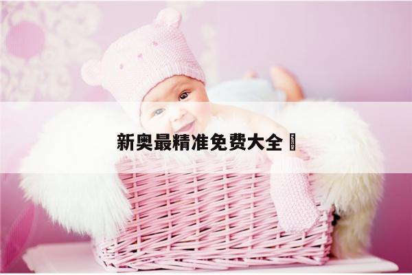 新奥最精准免费大全	